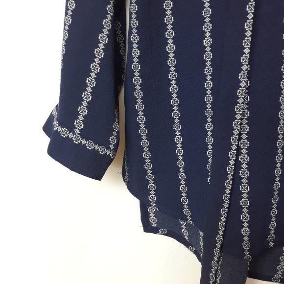 MINE Los Angeles Light Weight Tunic Style Blouse - Picture 3 of 4